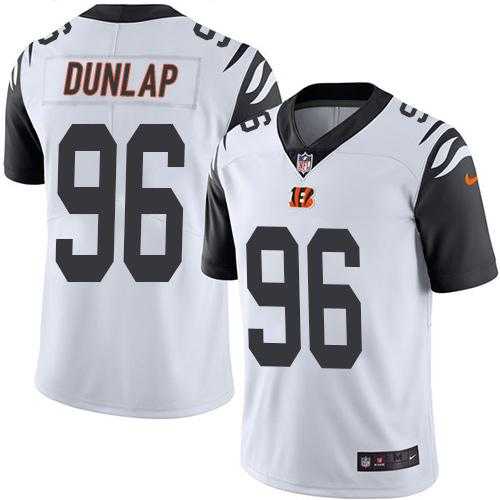 Nike Men & Women & Youth Bengals 96 Carlos Dunlap White Color Rush Limited Jersey,We sell and wholesale Nike Men & Women & Youth Bengals 96 Carlos Dunlap White Color Rush Limited Jersey on line form chian!